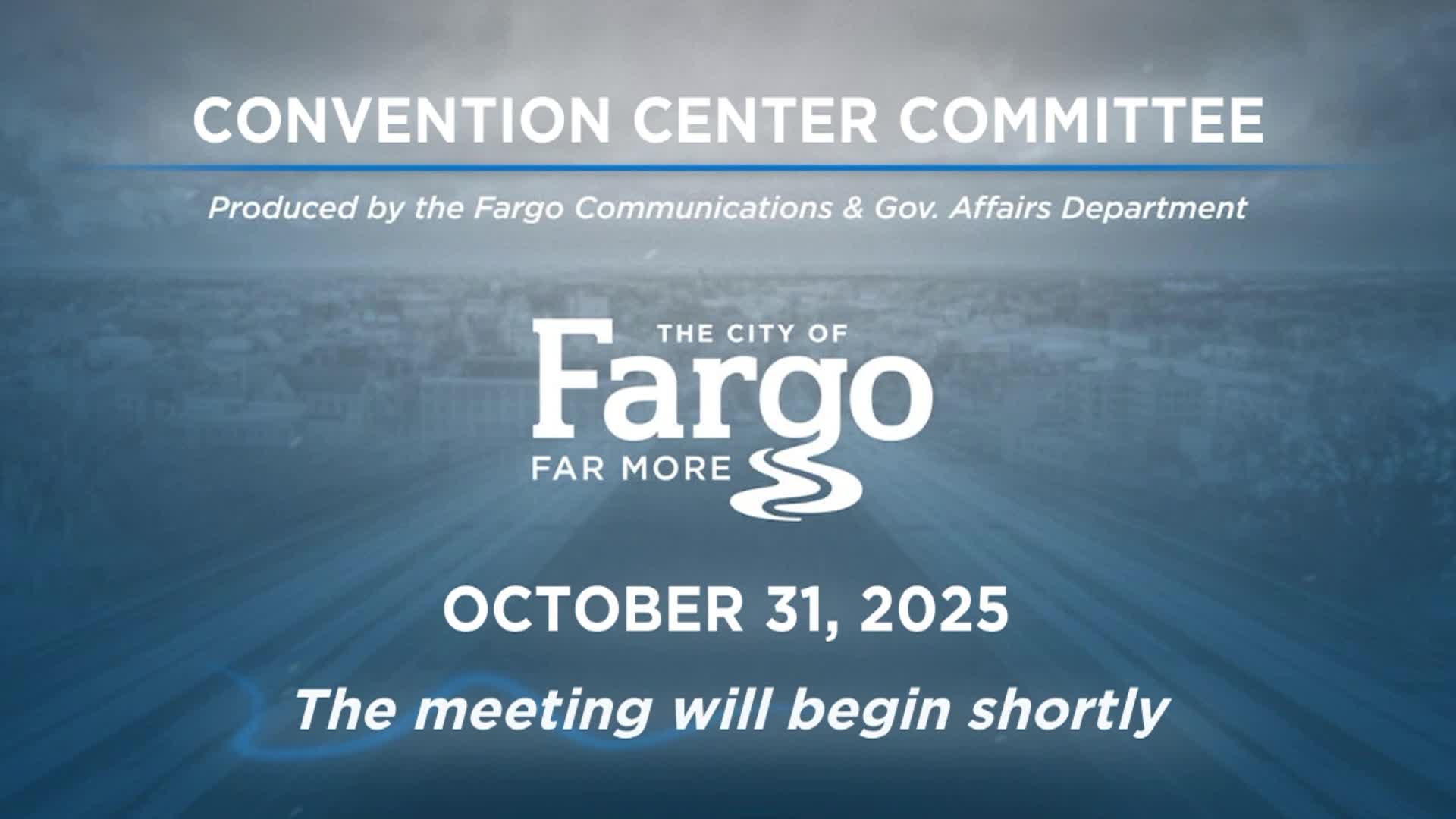 Convention Center Committee - 10.31.2025
