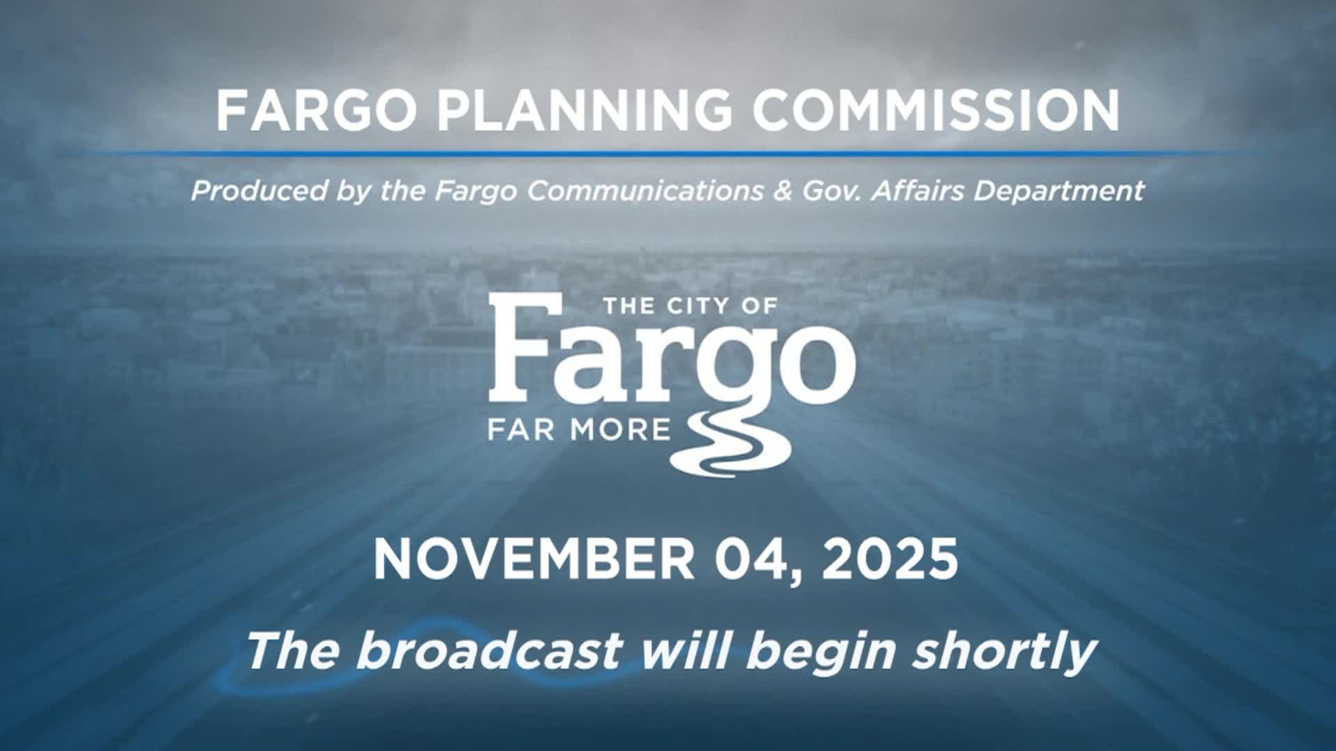 Fargo Planning Commission - 11.04.2025