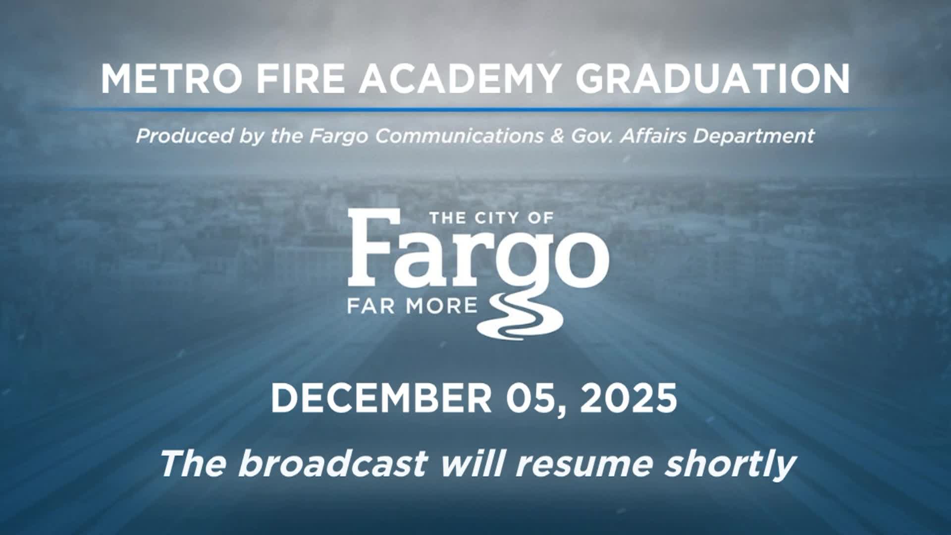 Thumbnail image for Metro Fire Academy Graduation Ceremony - 12.05.2025
