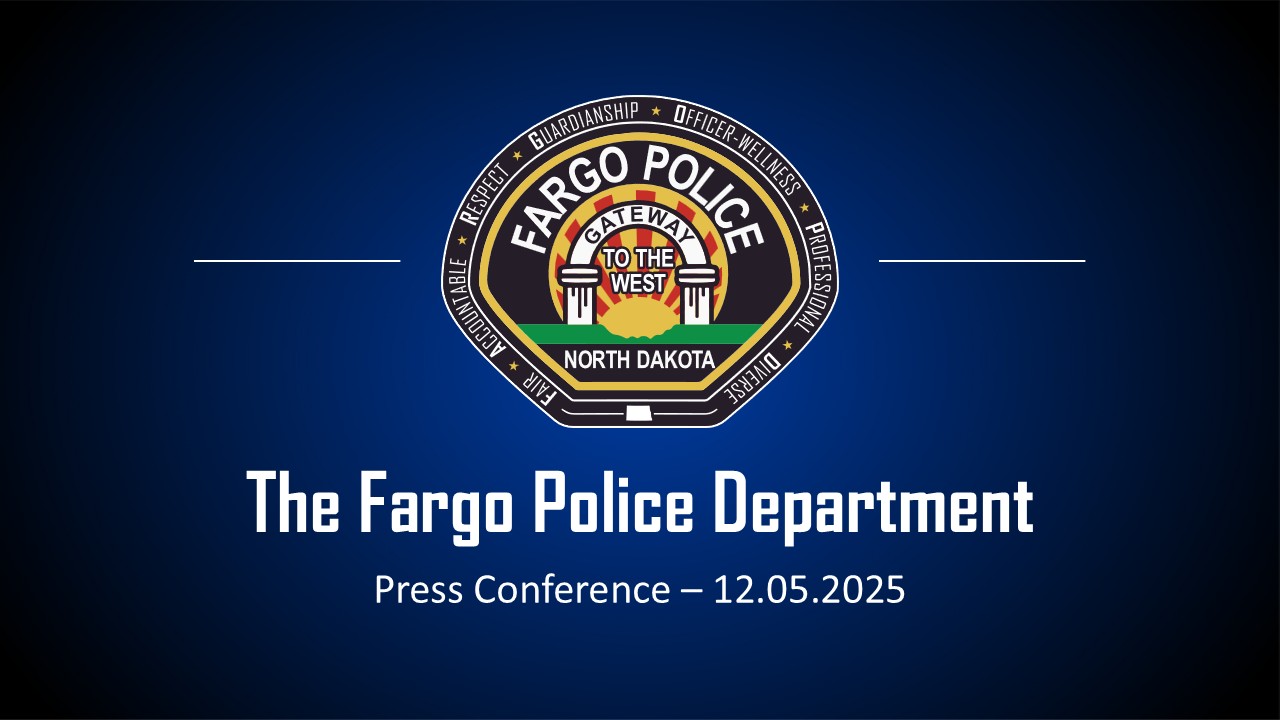 Thumbnail image for Fargo Police Department Press Conference - 12.05.2025