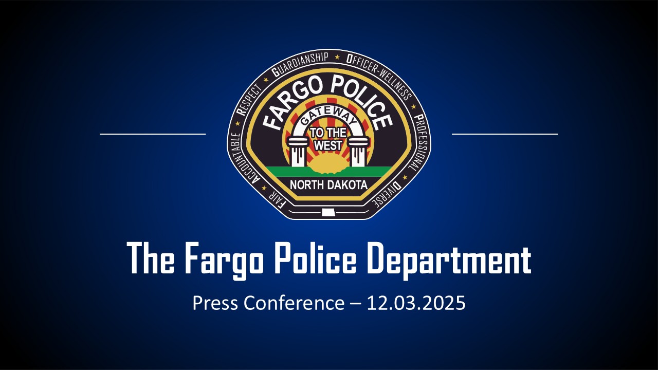 Thumbnail image for Fargo Police Department Press Conference - 12.03.2025