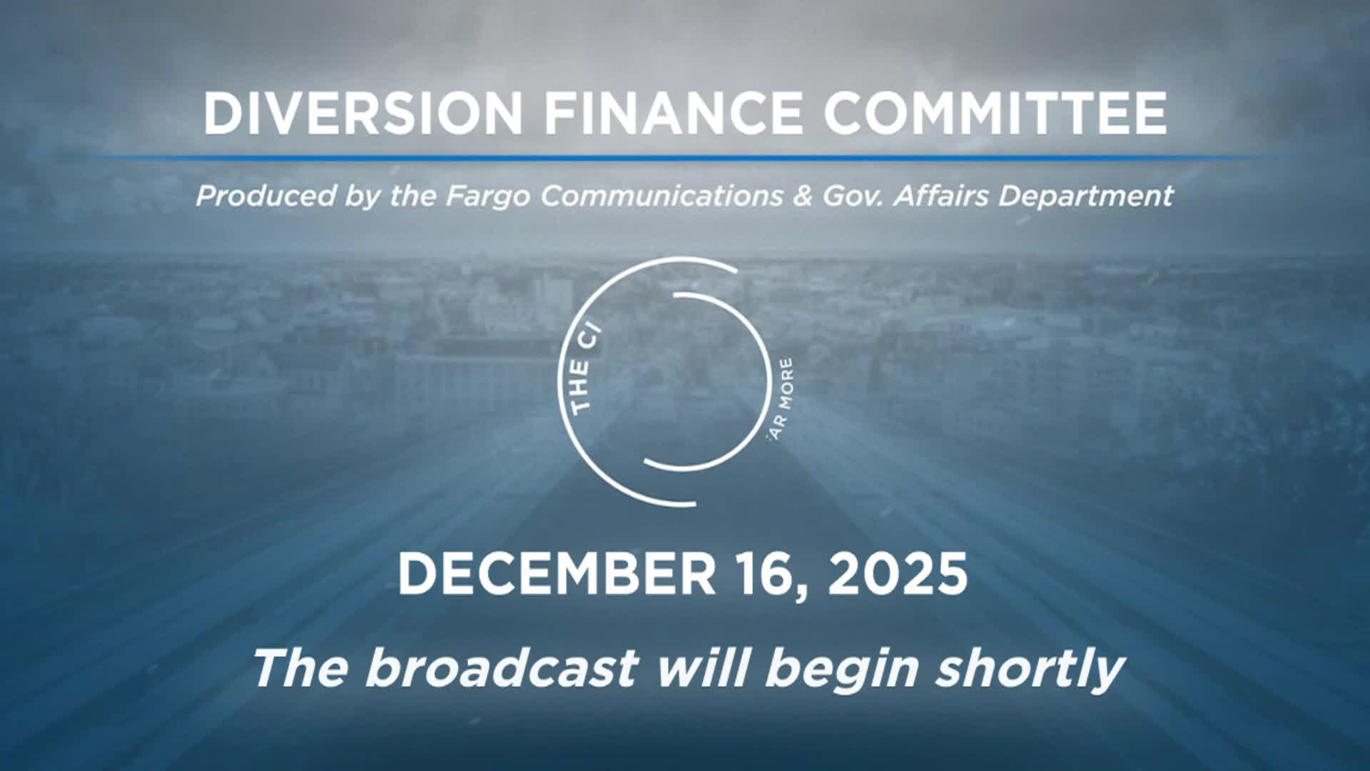 Thumbnail image for Diversion Finance Committee - 12.17.2025