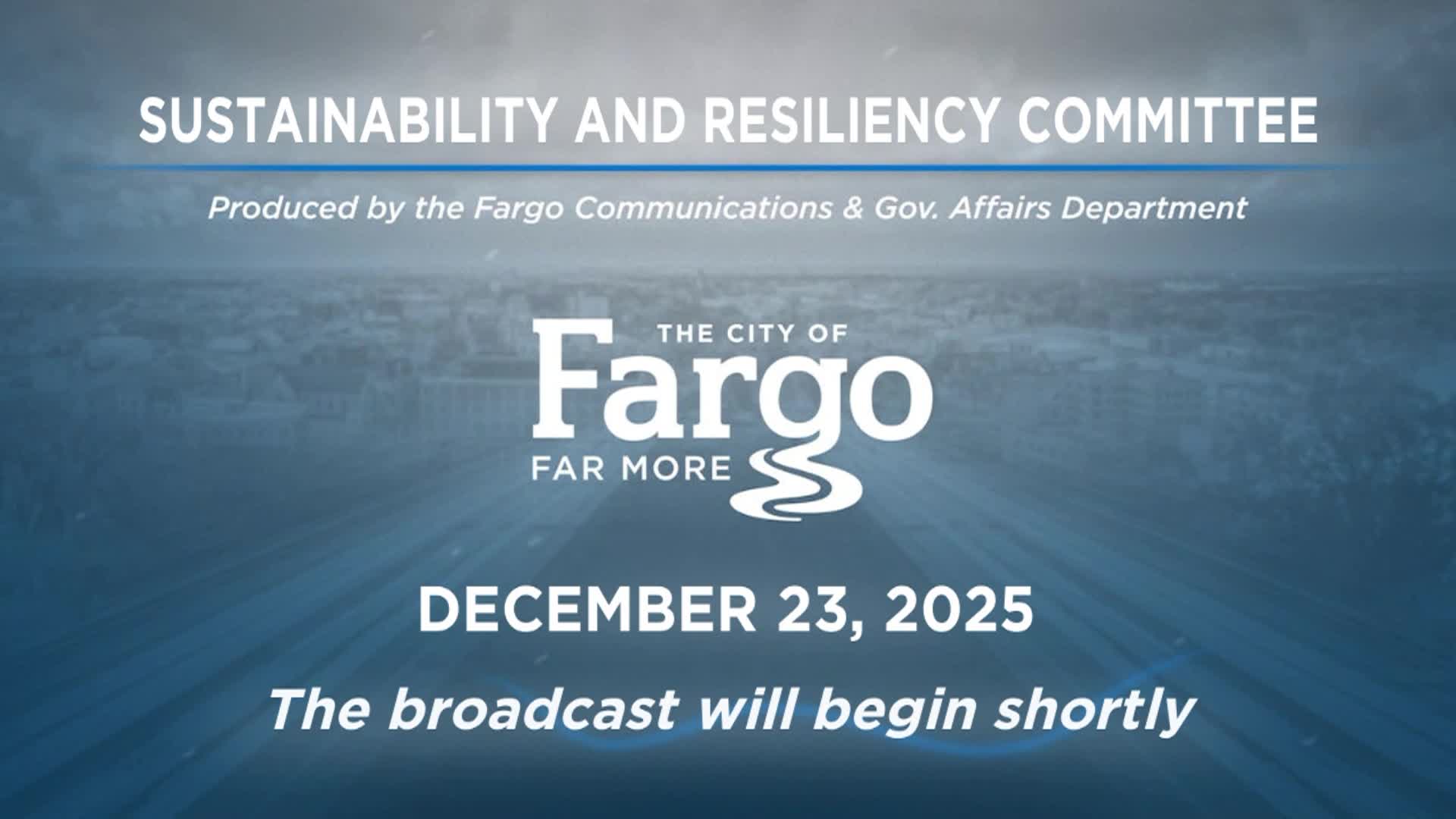 Thumbnail image for Sustainability and Resiliency Committee - 12.23.2025