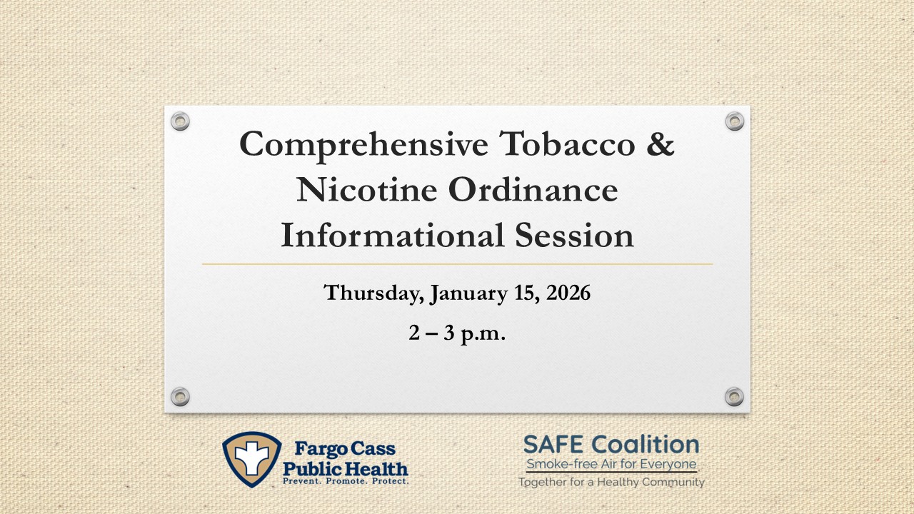 Thumbnail image for Comprehensive Tobacco and Nicotine Ordinance Informational Session - 01.15.2026